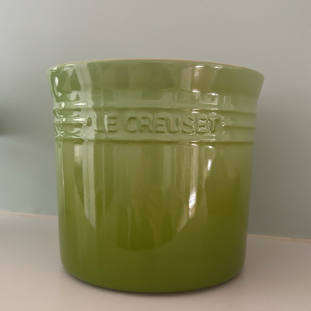 Le Creuset Large Green Utensil Crock